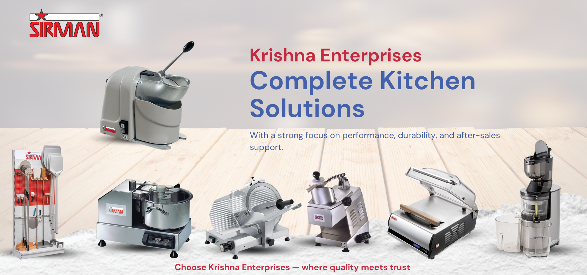 Commercial Bakery Equipment Supplier - Krishna Enterprises